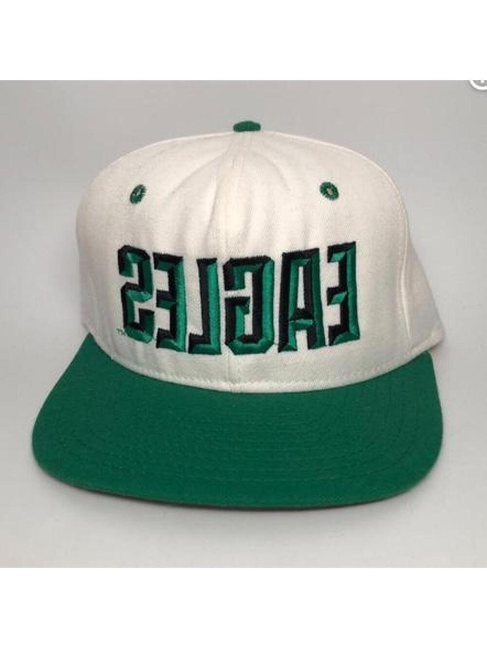 Mens Rare Philadelphia Eagles Backwards Letter Randall Cunningham Hat